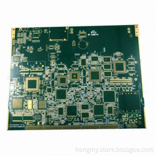 High-density 4-layer PCB with 1oz Copper Thickness and Green Solder Mask